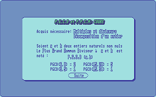 Maths - 54 - Cinquième et Quatrième atari screenshot