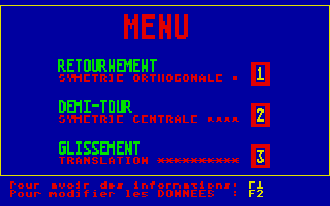 Maths CE2 atari screenshot