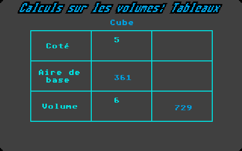Maths - CM atari screenshot