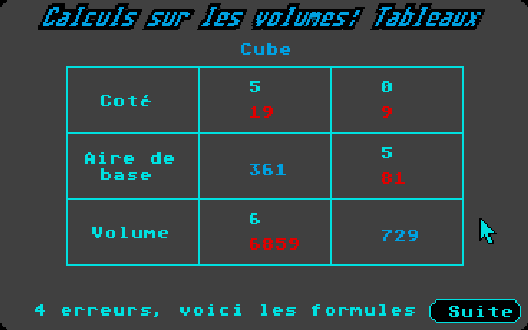 Maths - CM atari screenshot