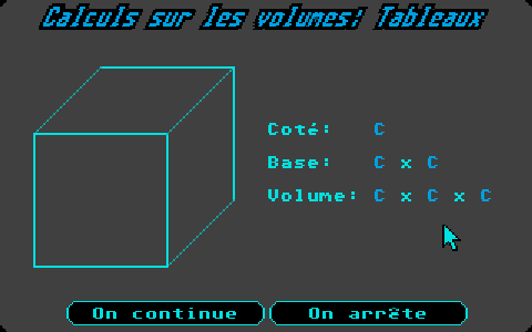 Maths - CM atari screenshot