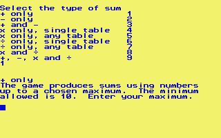 Maths Dragons atari screenshot