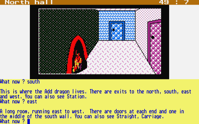 Maths Dragons atari screenshot