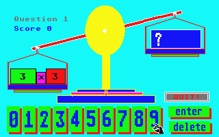 Maths Mania! atari screenshot