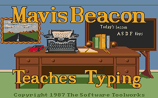 Mavis Beacon Teaches Typing! atari screenshot