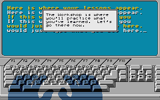 Mavis Beacon Teaches Typing! atari screenshot
