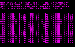 Max Music Ripped with Explorer atari screenshot