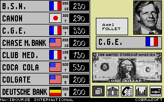 Maxi Bourse International atari screenshot