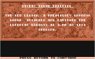 Mayday Squad atari screenshot