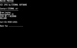 Maziac atari screenshot