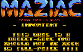 Maziac atari screenshot