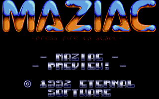 Maziac atari screenshot