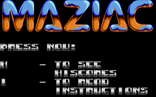 Maziac atari screenshot
