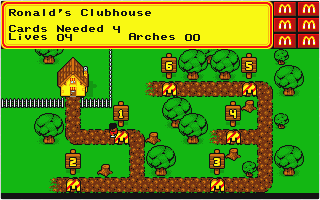 McDonald Land atari screenshot