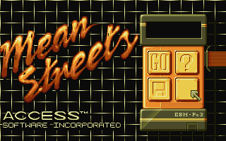 Mean Streets atari screenshot
