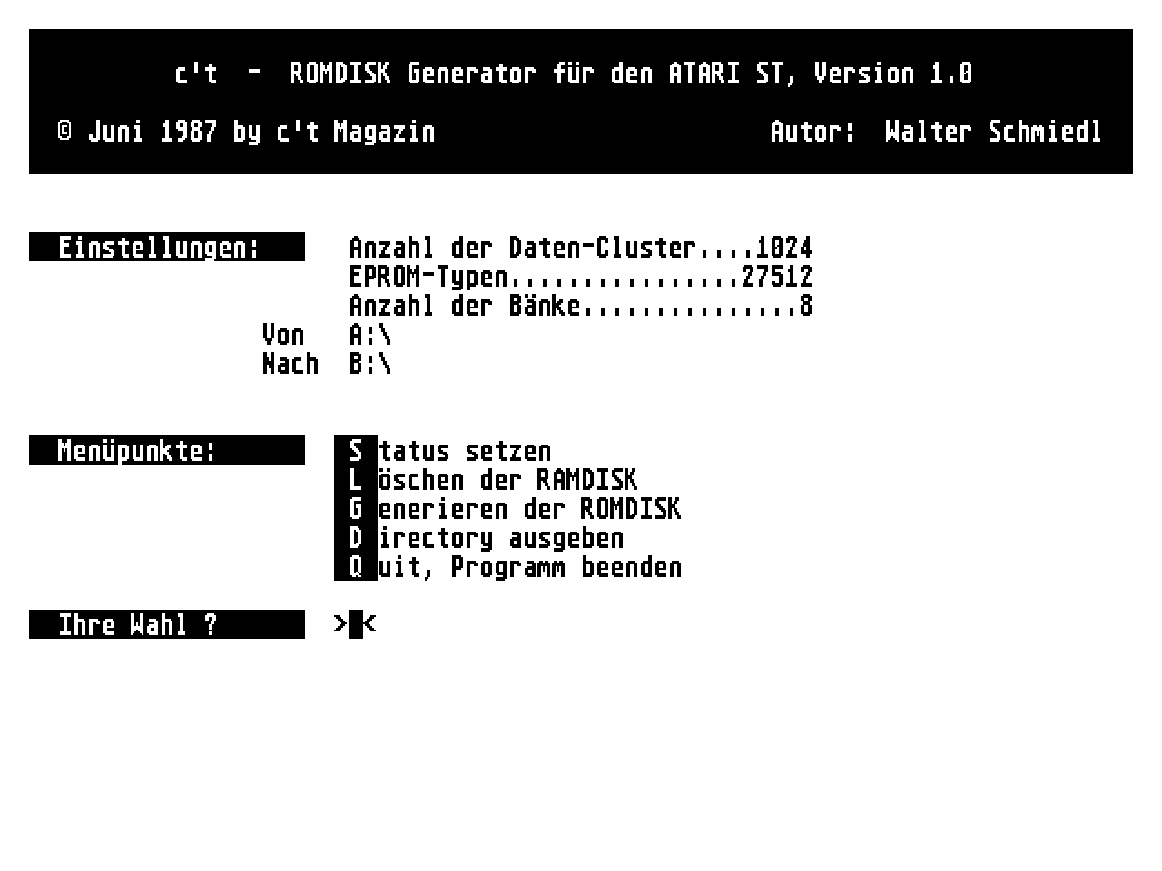 Mega-ROM-Disk — screenshot 1