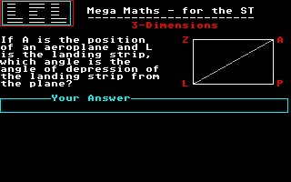 Mega Maths atari screenshot