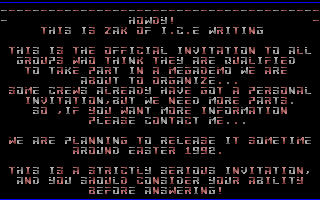 Megademo Invit