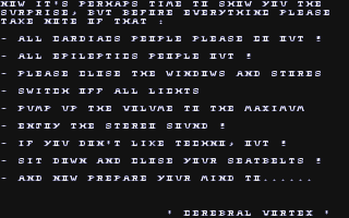 Mental Deflagration atari screenshot