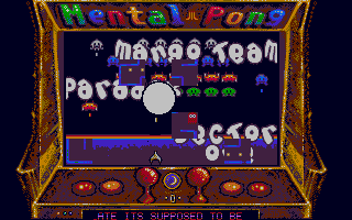 Mental Pong atari screenshot
