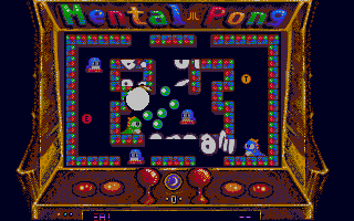 Mental Pong atari screenshot