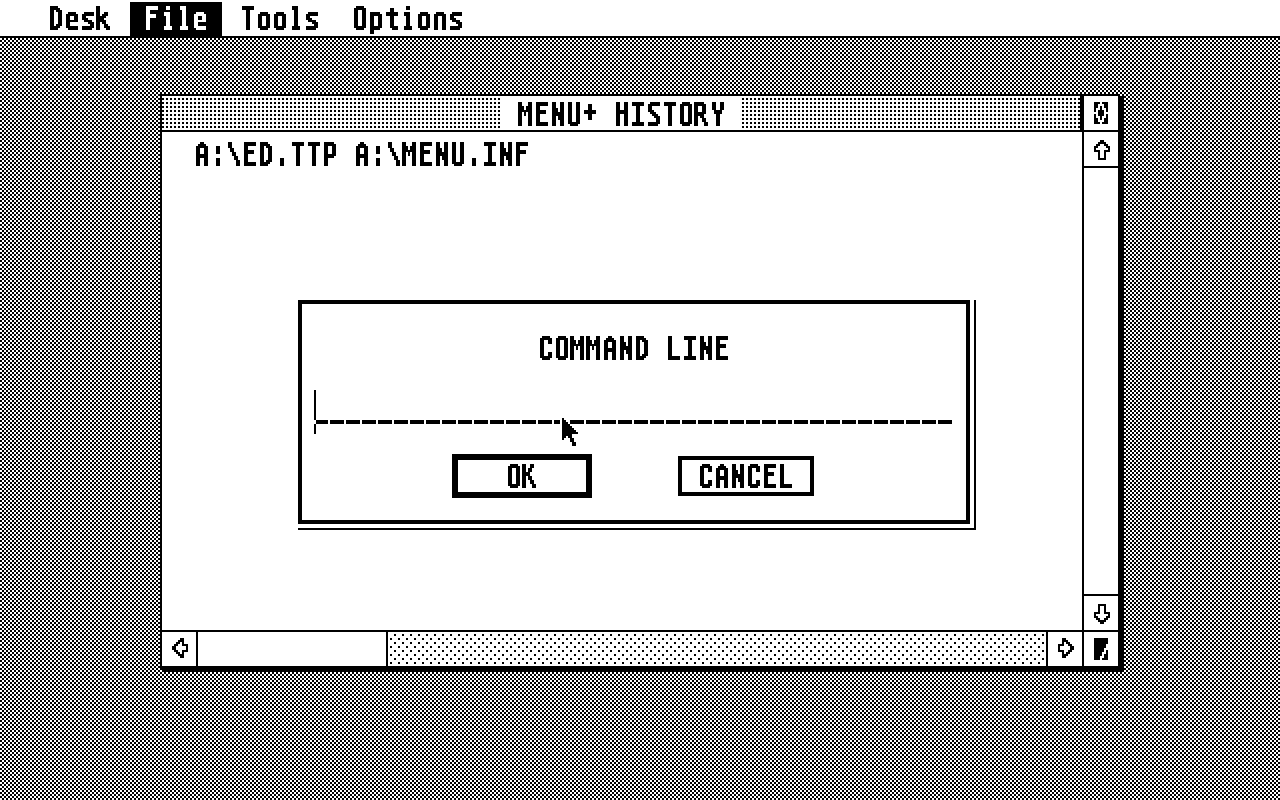 Menu+ atari screenshot