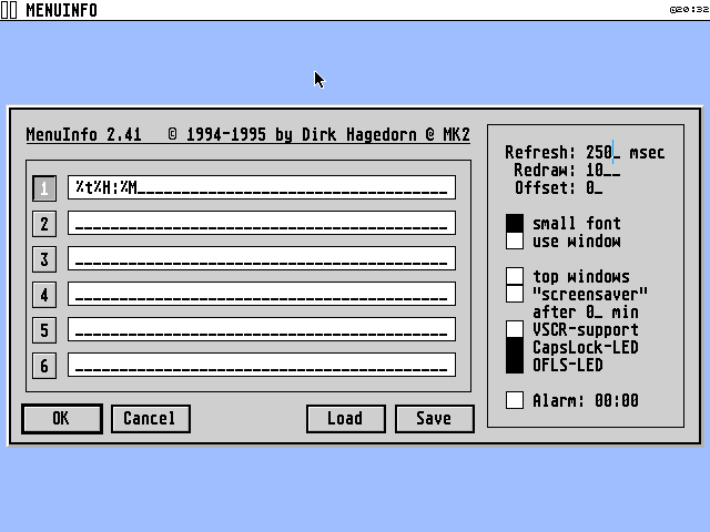 Menuinfo — screenshot 1