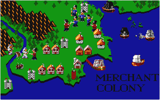 Merchant Colony atari screenshot