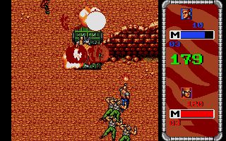 Mercs atari screenshot