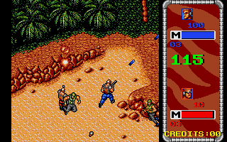 Mercs atari screenshot