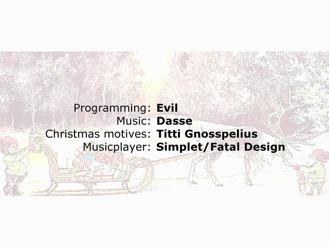 Merry Christmas 1997 [Falcon030] atari screenshot