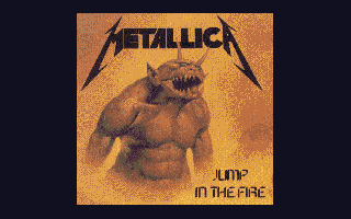 Metallica Slideshow atari screenshot