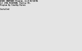 Michtron Utilities Plus atari screenshot