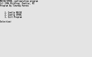 Michtron Utilities Plus atari screenshot