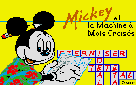 Mickey et la Machine à Mots Croisés — screenshot 1
