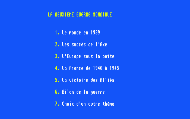 Micro Bac - Histoire atari screenshot