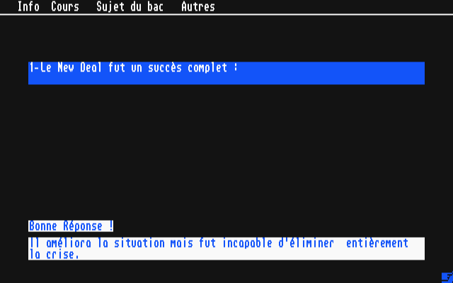 Micro Bac - Histoire atari screenshot