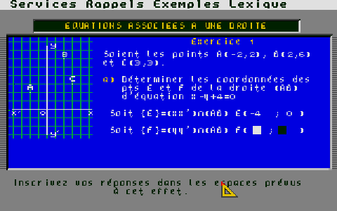 Micro Brevet Géométrie atari screenshot