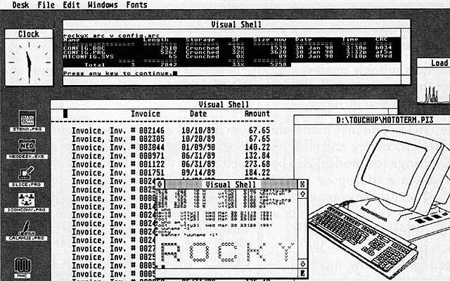 MT C-Shell atari screenshot