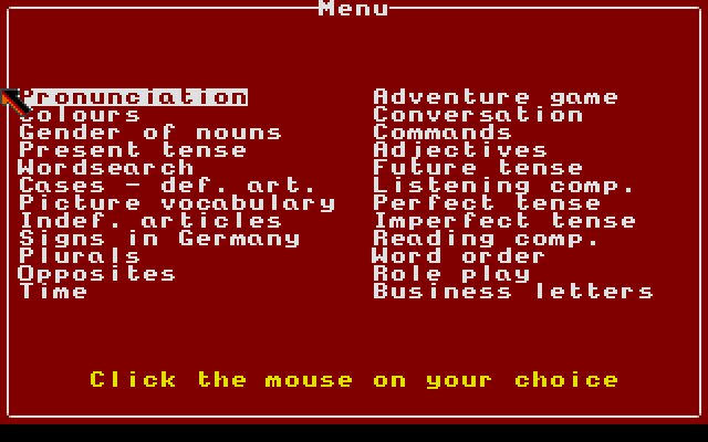Micro German atari screenshot