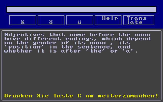 Micro German atari screenshot