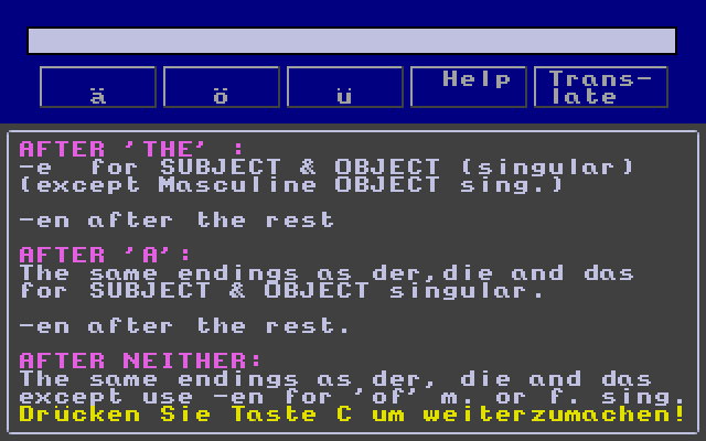Micro German atari screenshot