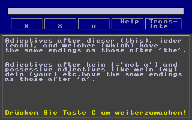 Micro German atari screenshot