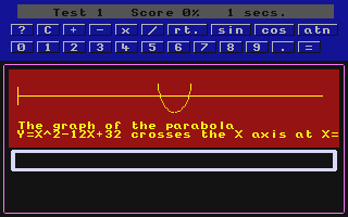 Micro Maths atari screenshot