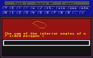 Micro Maths atari screenshot