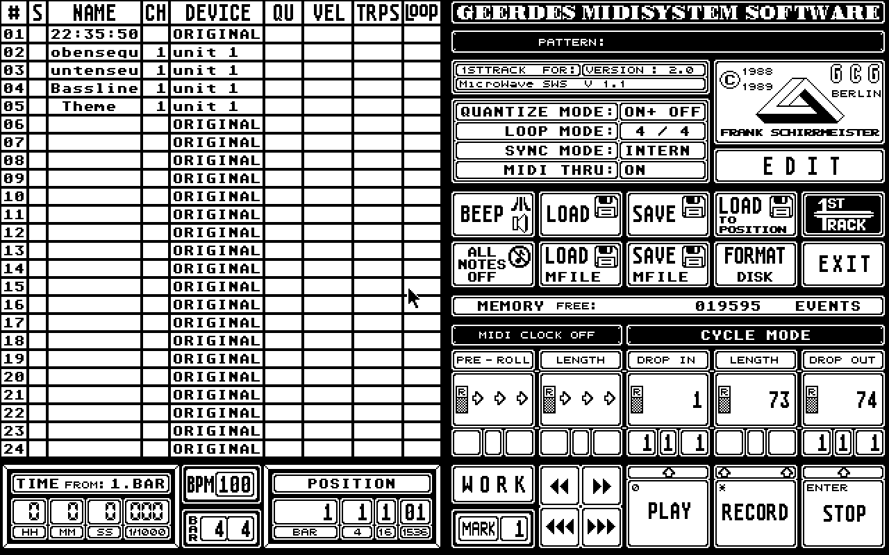 Micro Wave Softworkstation atari screenshot
