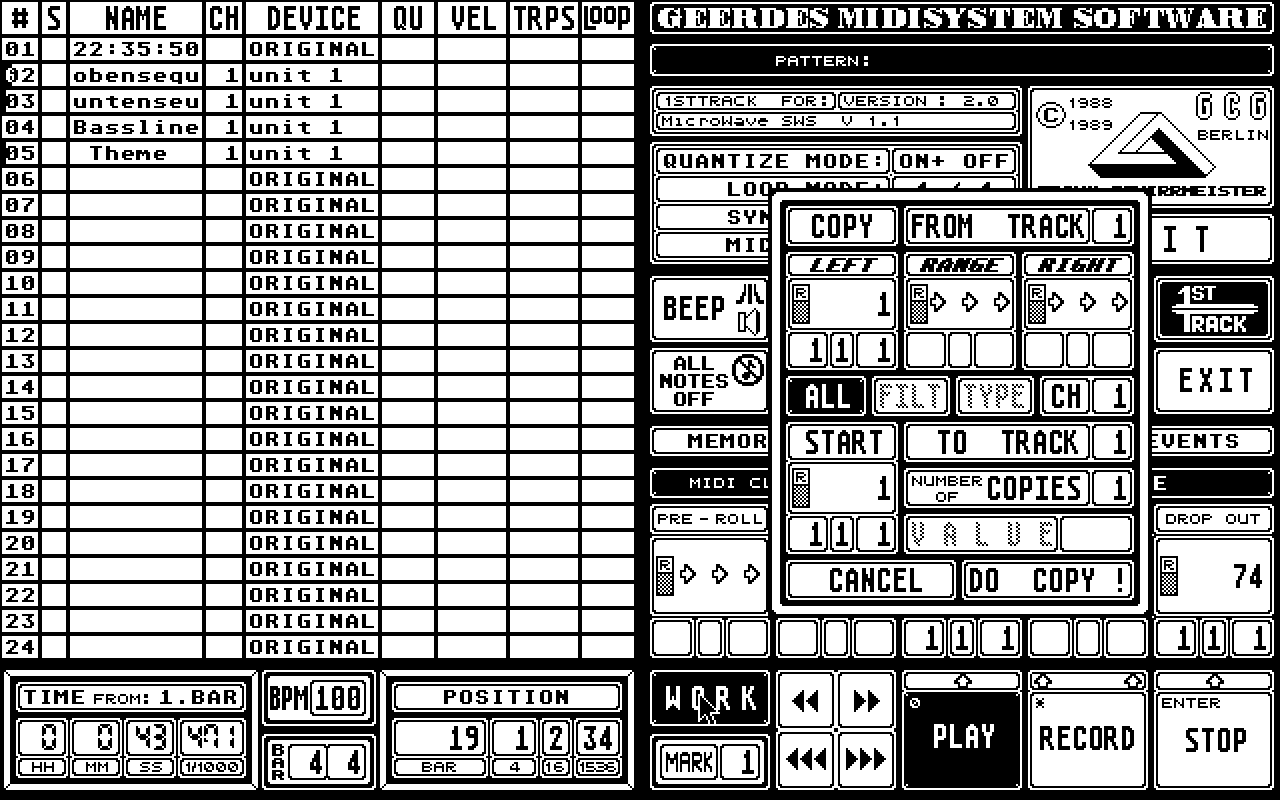 Micro Wave Softworkstation atari screenshot