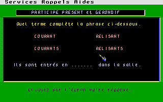 Micro Brevet Français atari screenshot