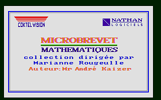 Micro Brevet Algèbre