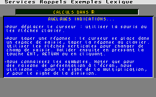 Micro Brevet Algèbre atari screenshot